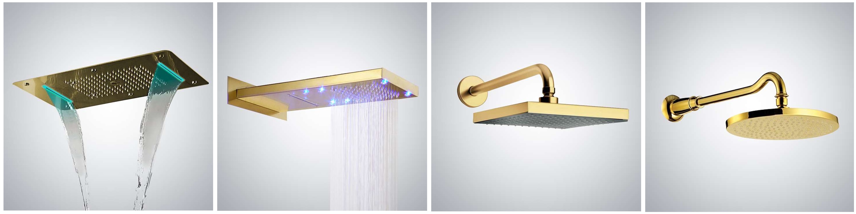 Gold Shower Heads